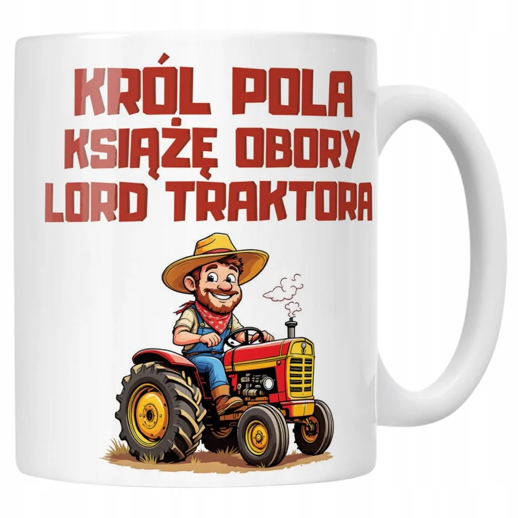 Kubek ceramiczny Rolnik Dla Rolnika Traktor Zabawny Prezent Upominek