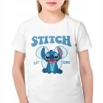 Koszulka biała dziecięca Stitch Lilo i Stich Dla Fanów