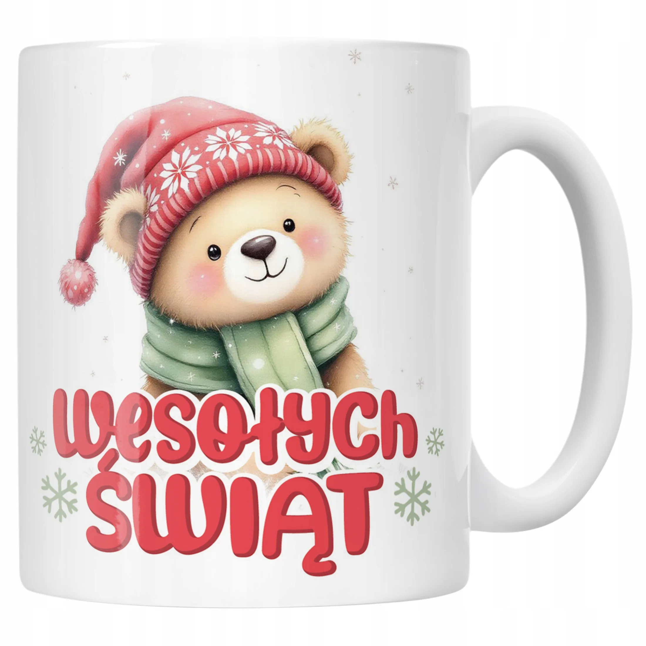 Kubek Ceramiczny Świąteczny Wesołych Świąt Boże Narodzenie Prezent