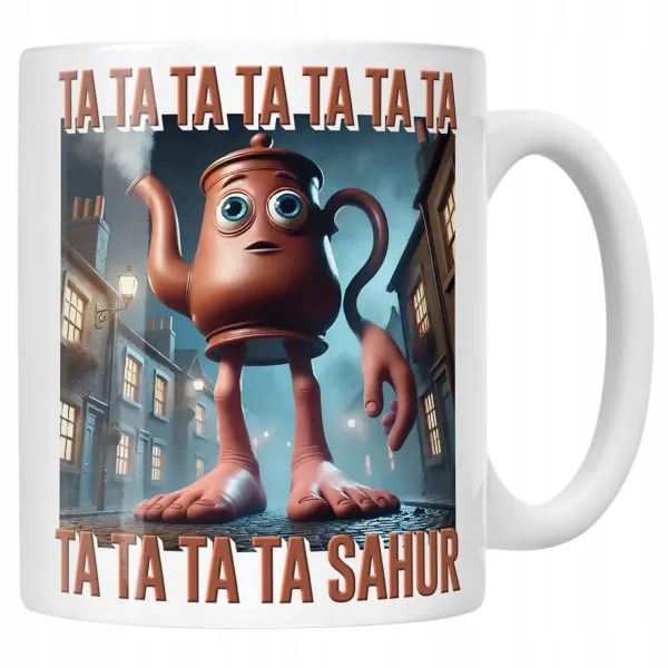 Kubek ceramiczny Tata Tata Sahur viral tiktok brainrot mem