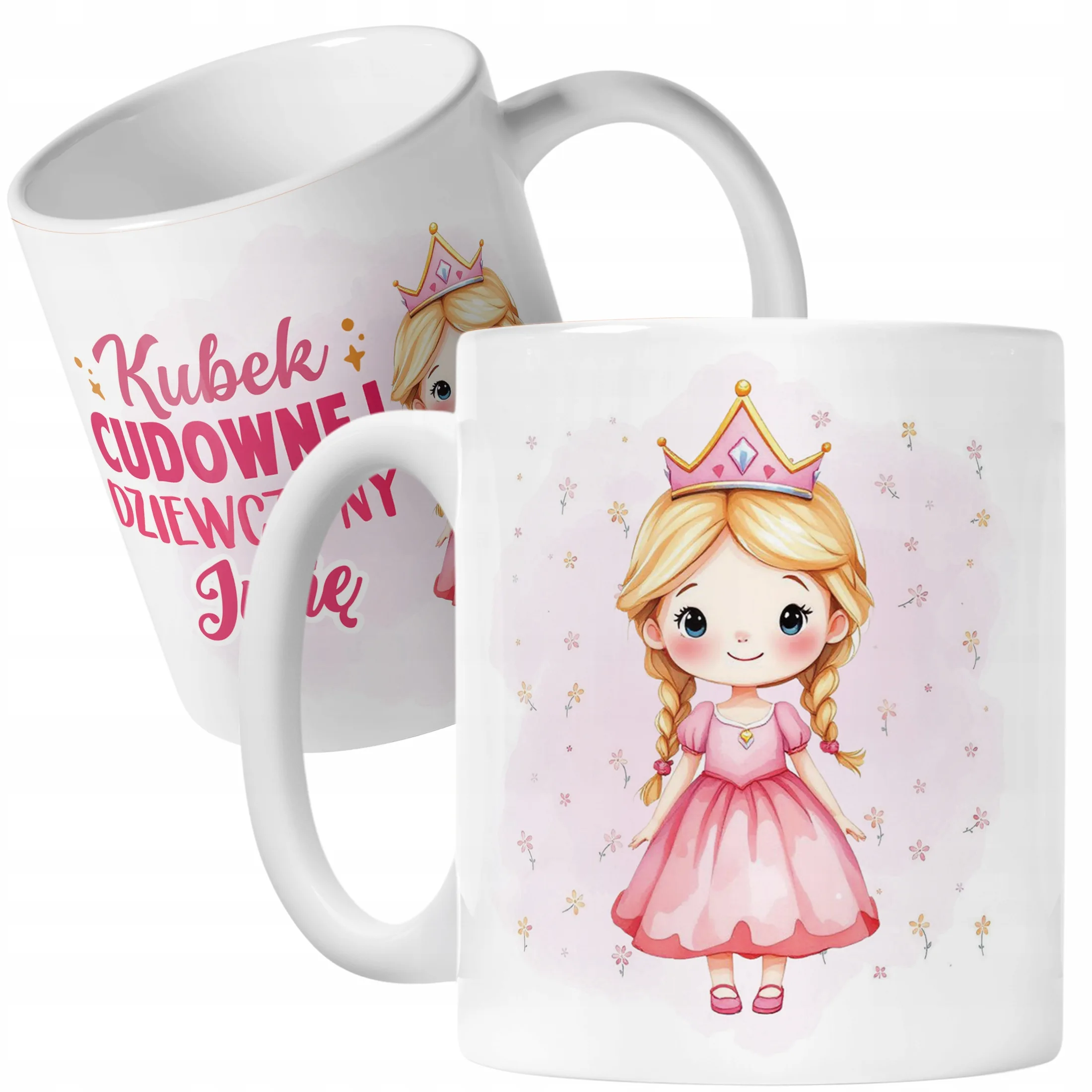 Kubek Ceramiczny Personalizowany Dzień Kobiet Dla Dziewczynki Prezent