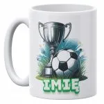 Kubek ceramiczny 330 ml Personalizowany Dla Piłkarza Piłka Nożna Prezent
