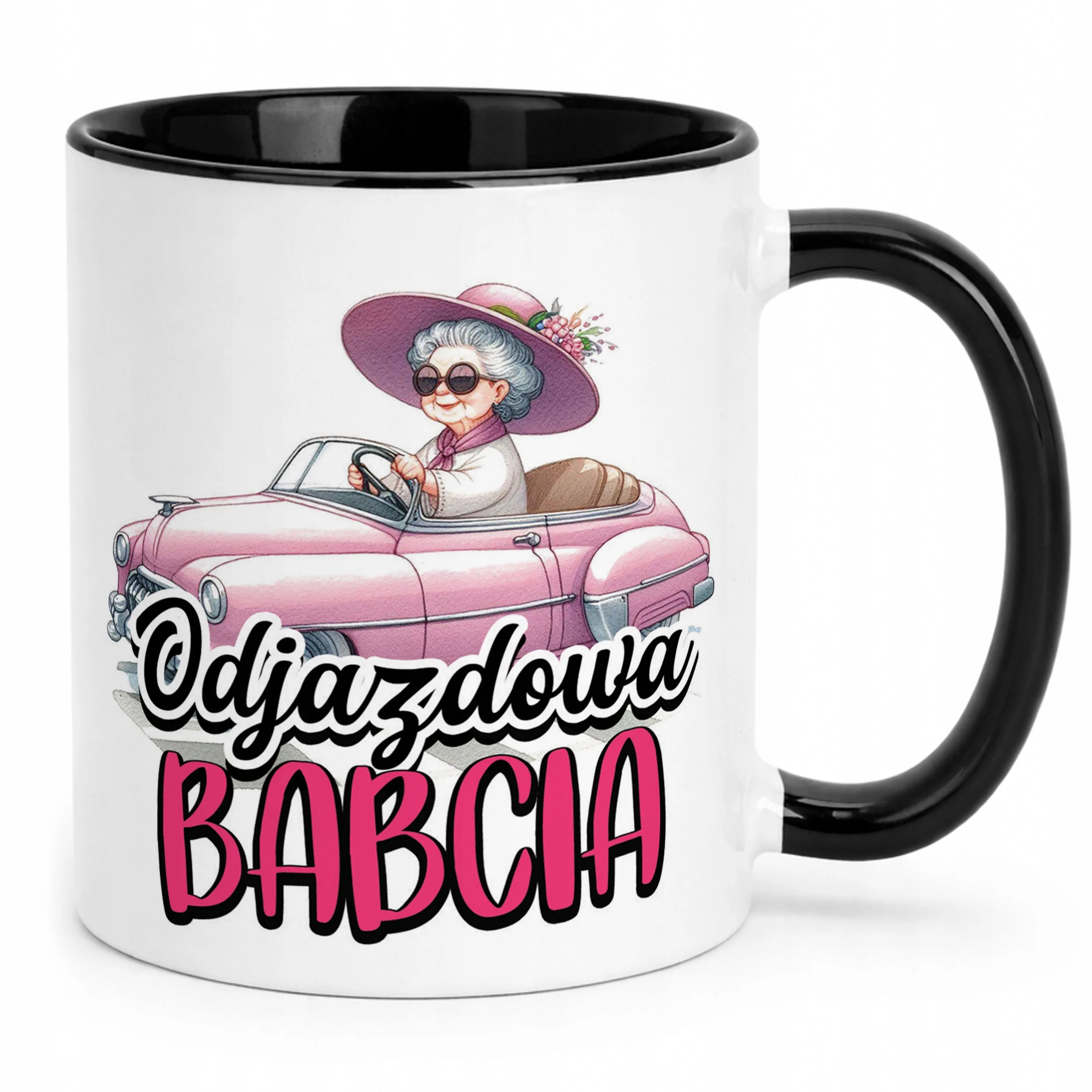 Kubek Czarny Dzień Babci Dla Babci Prezent Upominek