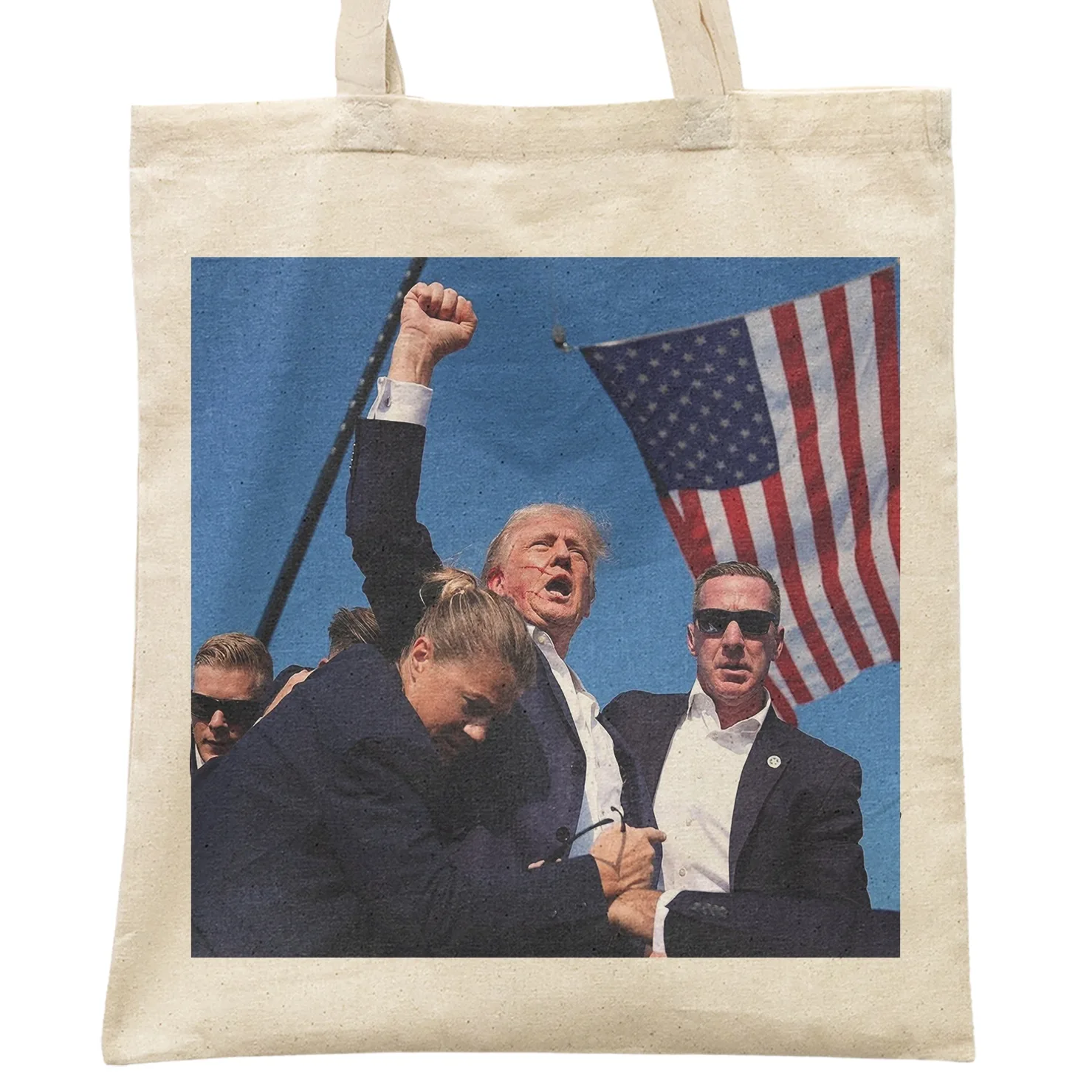 Torba bawełniana na zakupy 42×38 Donald Trump Make America Great Again