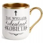 Kubek Premium Złoty Dzień Kobiet Zabawny Prezent Upominek Dla Kobiety
