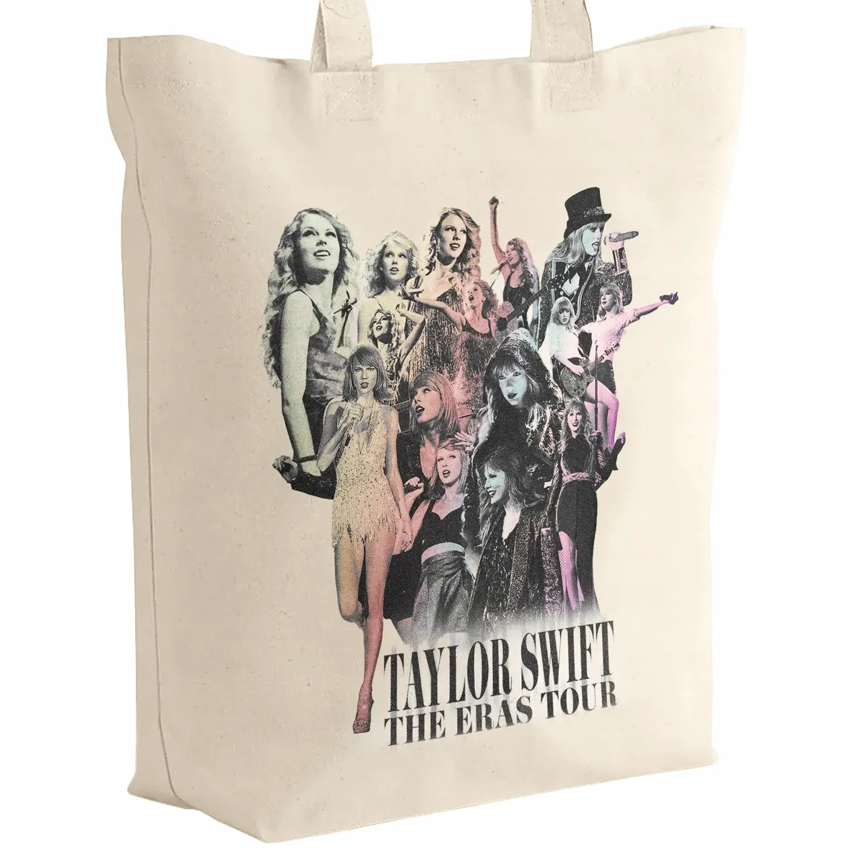 Torba bawełniana z dnem na zakupy 42x38x10 Taylor Swift The Eras Tour