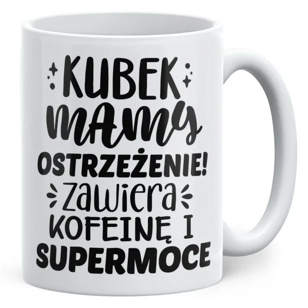 Kubek ceramiczny Dzień Matki Dla Mamy Prezent Kubek Mamy Ostrzeżenie