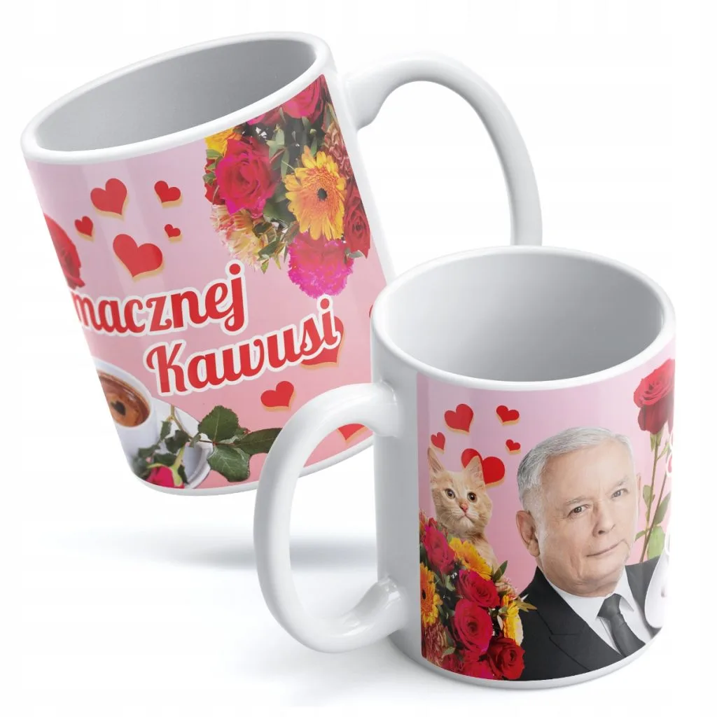 Kubek Prezes Kaczyński PiS Smacznej Kawusi