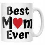 Kubek ceramiczny Dzień Matki Best Mom Ever Prezent Dla Mamy