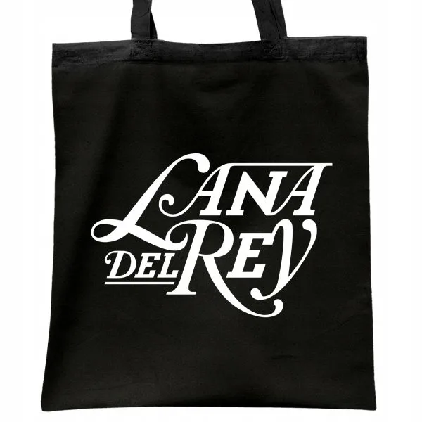 Torba bawełniana czarna na zakupy Lana Del Rey Dla Fanów Prezent
