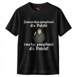 Koszulka czarna męska 1670 Zamawiałem Pomyślność Dla Polski