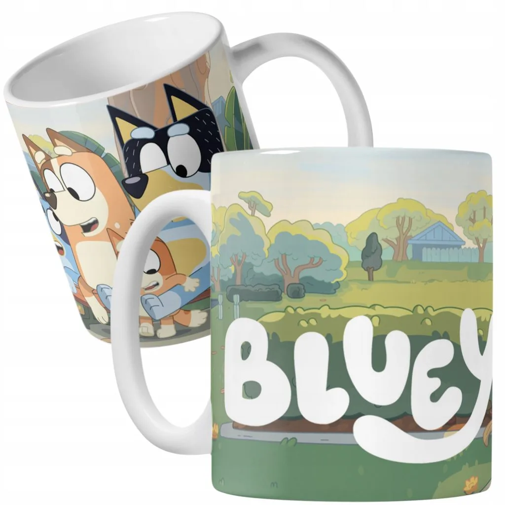 Kubek ceramiczny Bluey Bingo Dla Fana Bajki Dla Dzieci Prezent
