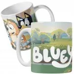 Kubek ceramiczny Bluey Bingo Dla Fana Bajki Dla Dzieci Prezent