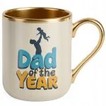 Kubek Premium Złoty Ecru Dzień Ojca Dla Taty Dad Of The Year Prezent