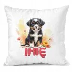 Poduszka 38x38cm Personalizowana Pies Piesek Zwierzak Słodki Dla Dzieci