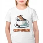 Koszulka biała dziecięca Kapibara Capybara Zwierzak