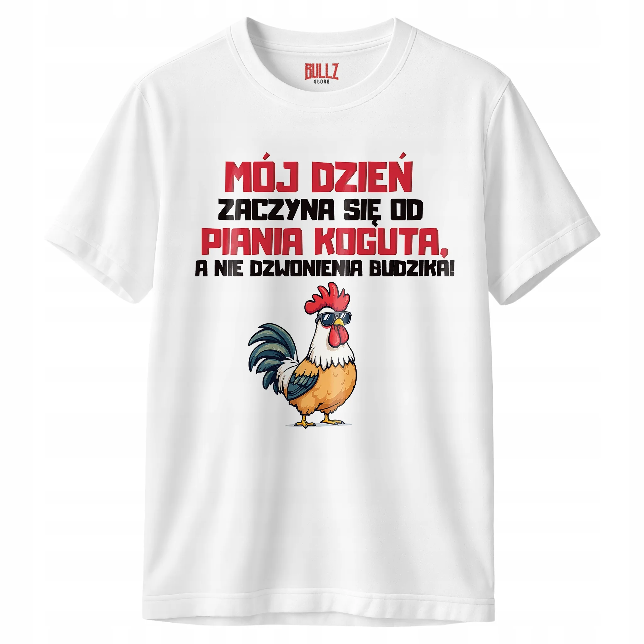 Koszulka biała męska Dla Rolnika Zabawny Prezent Upominek