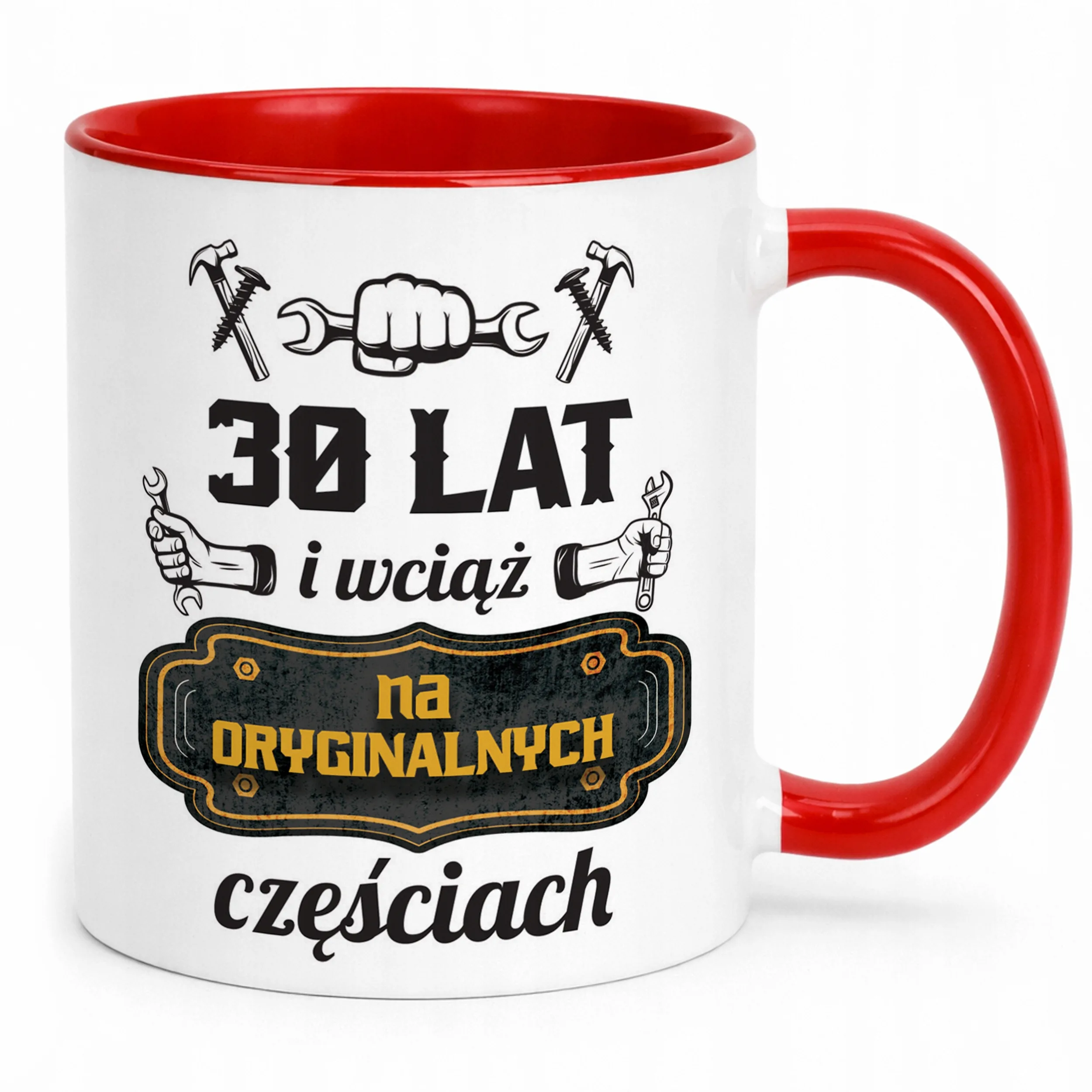 Kubek Czerwony Na Oryginalnych Urodziny 30 Prezent Upominek