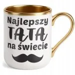 Kubek Premium Złoty Dzień Ojca Dla Taty Najlepszy Tata Na Świecie Prezent