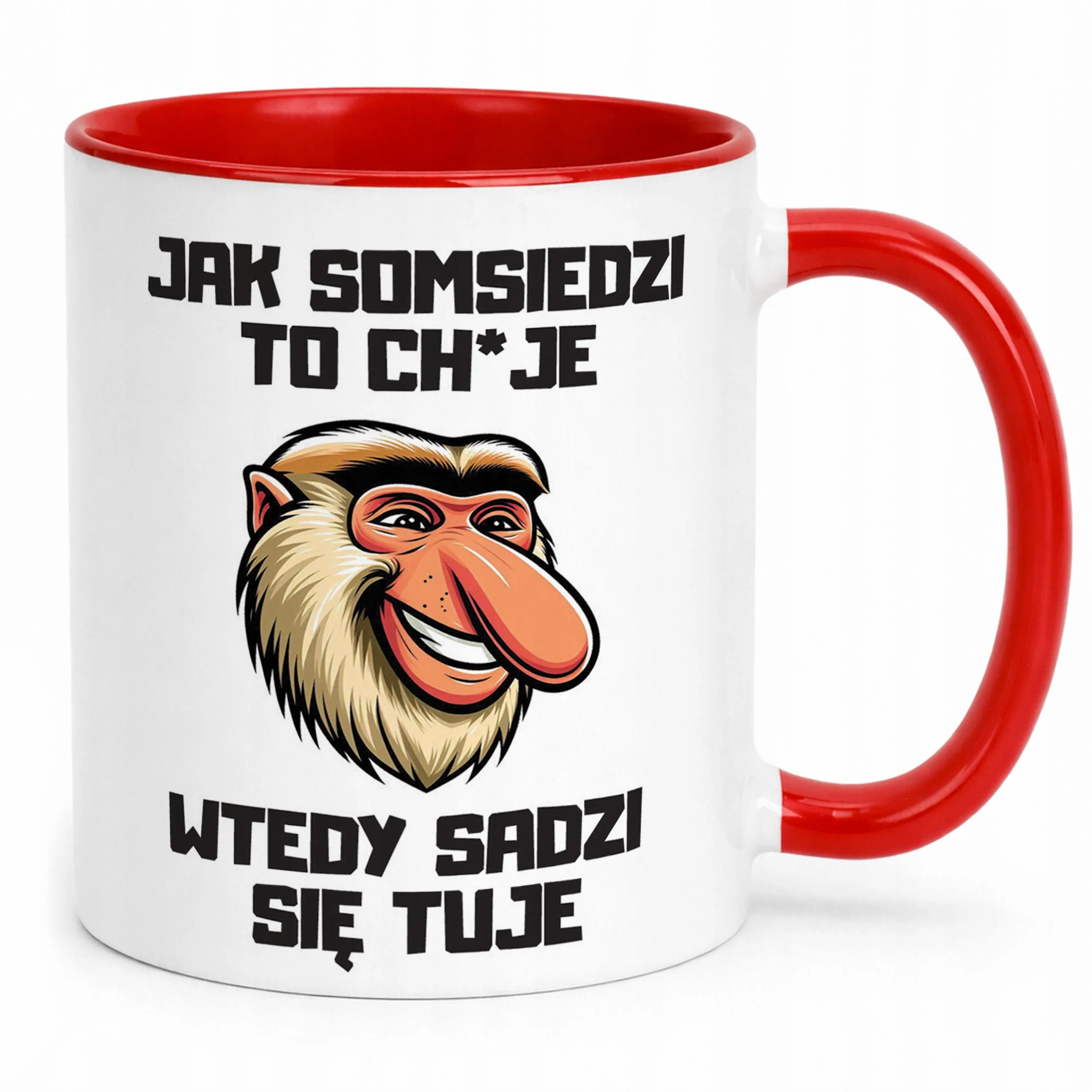Kubek Czerwony Janusz Nosacz To Co Szwagier Zabawny Prezent
