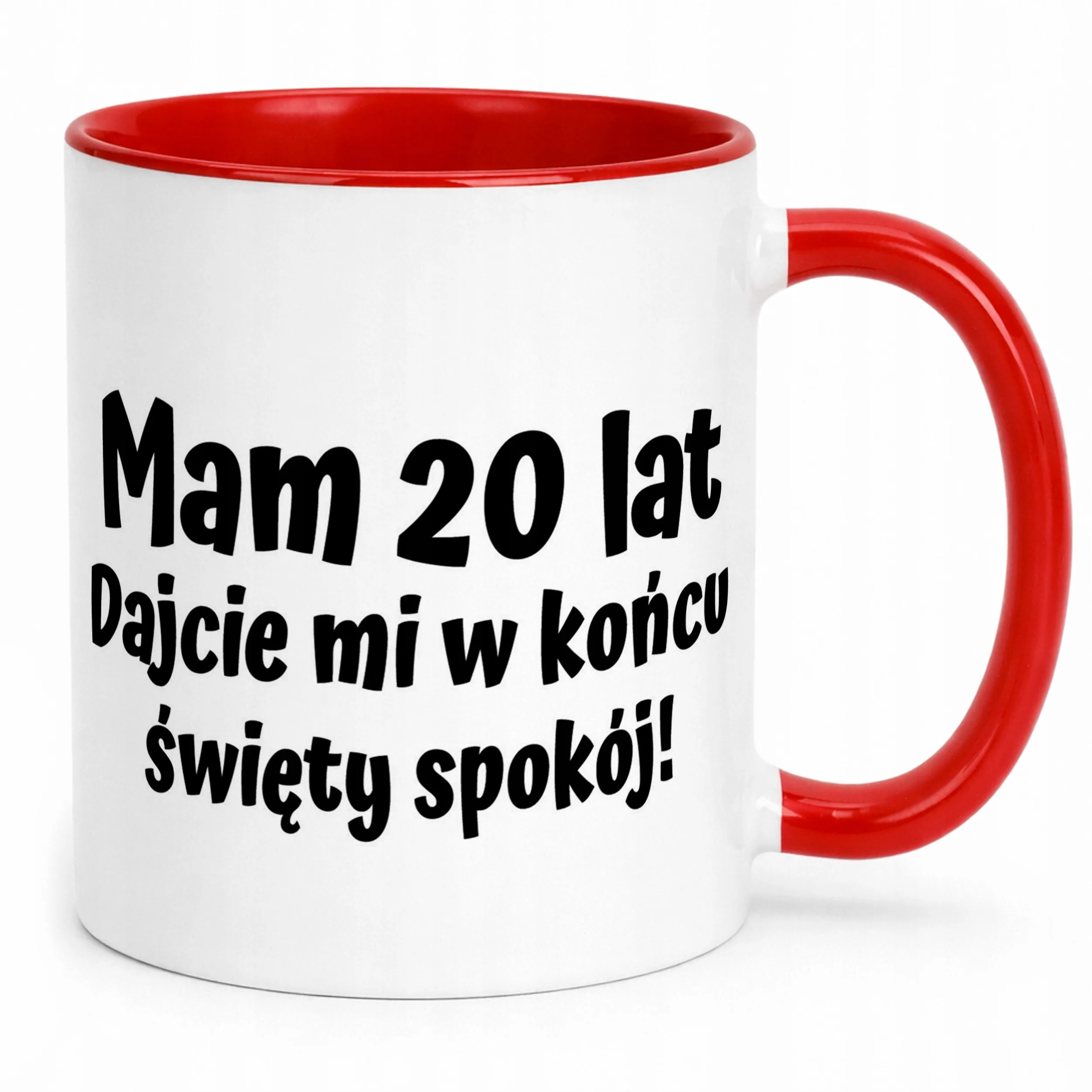 Kubek ceramiczny Mam 20 Lat Na Urodziny Prezent Upominek
