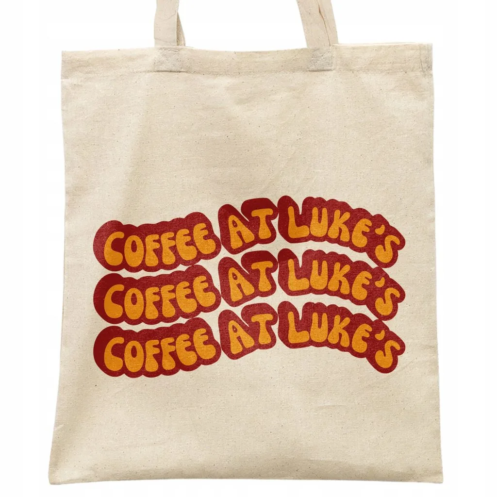 Torba bawełniana na zakupy Gilmore Girls Luke’s Dla Fanów Seralu