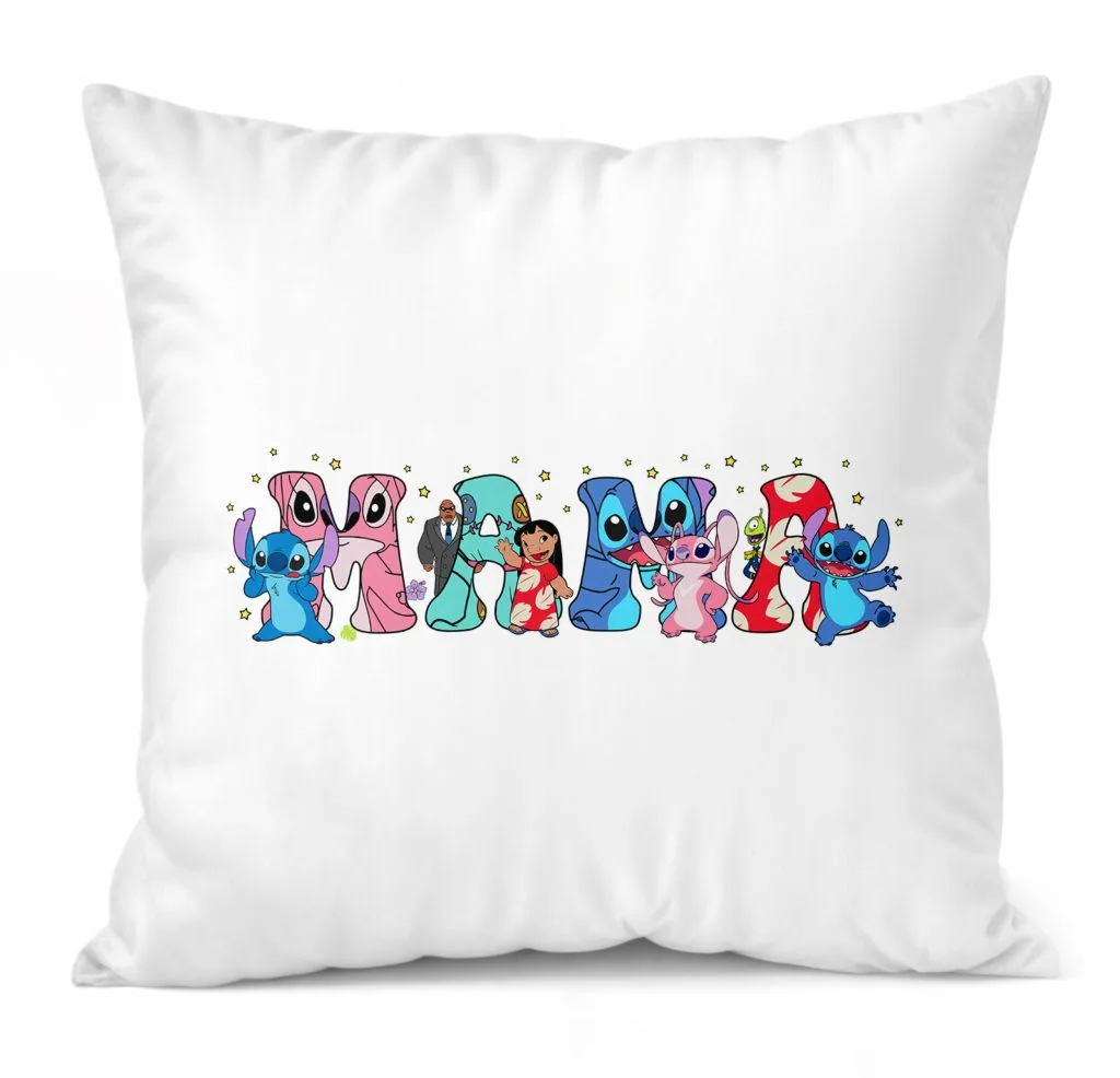 Poduszka 38x38cm Stitch Lilo i Stich Bajka Dla Dzieci Prezent