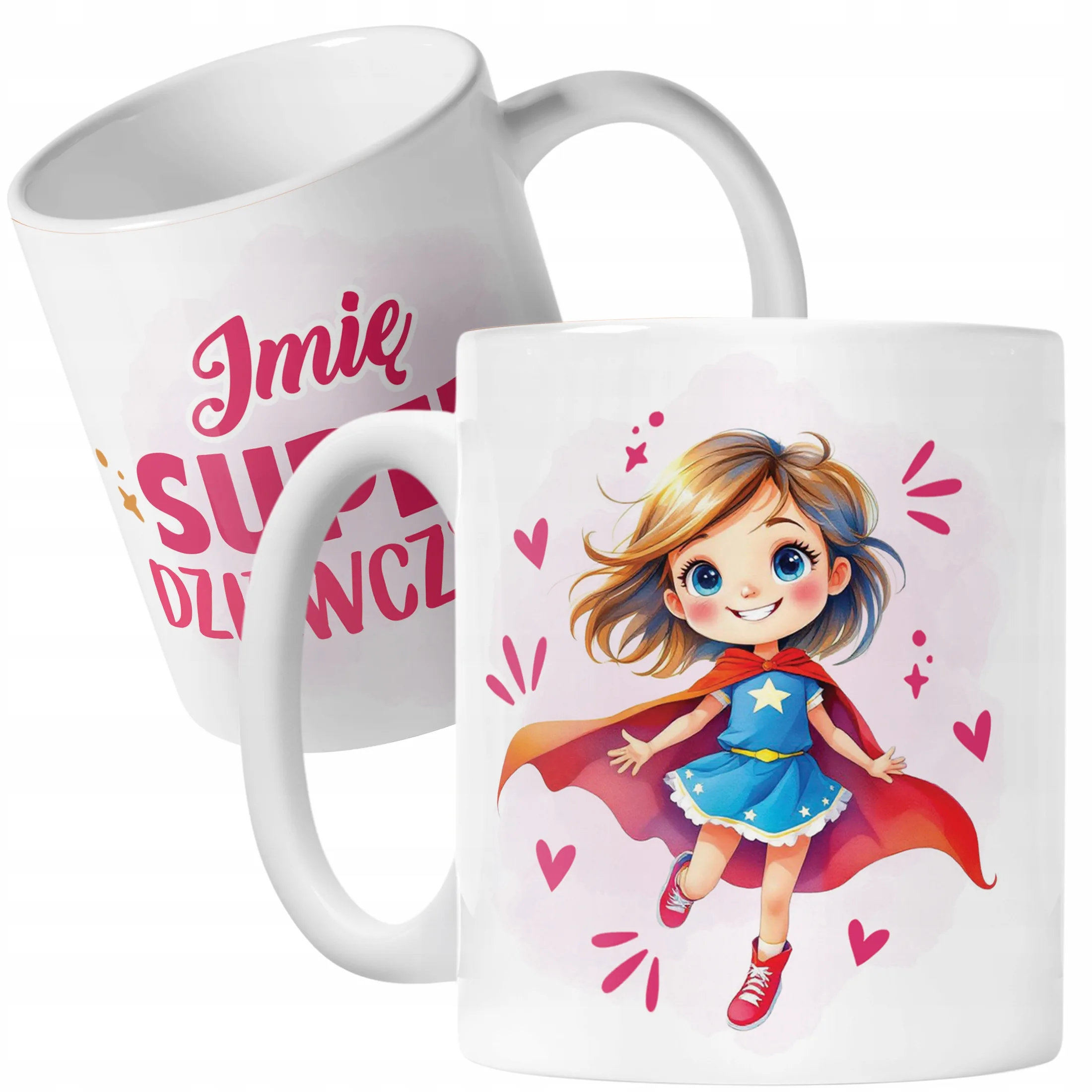 Kubek Ceramiczny Personalizowany Dzień Kobiet Dla Dziewczynki Prezent