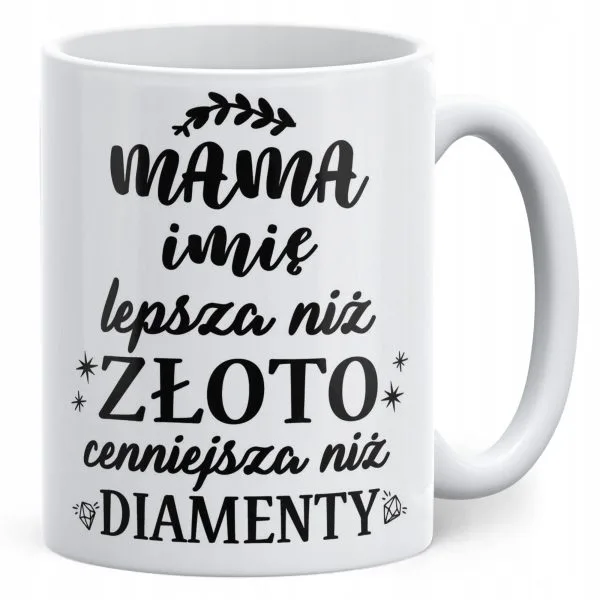 Kubek ceramiczny Personalizowany Dzień Matki Dla Mamy Prezent Upominek