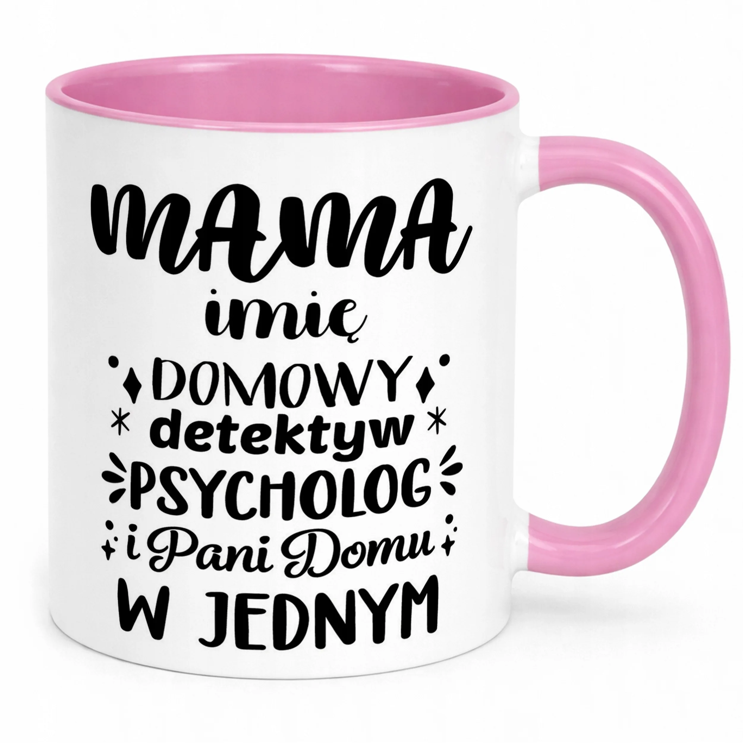 Kubek Różowy Personalizowany Dzień Matki Dla Mamy Prezent Upominek