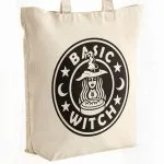 Torba bawełniana premium Halloween Basic Witch Jesień Wiedźma Prezent