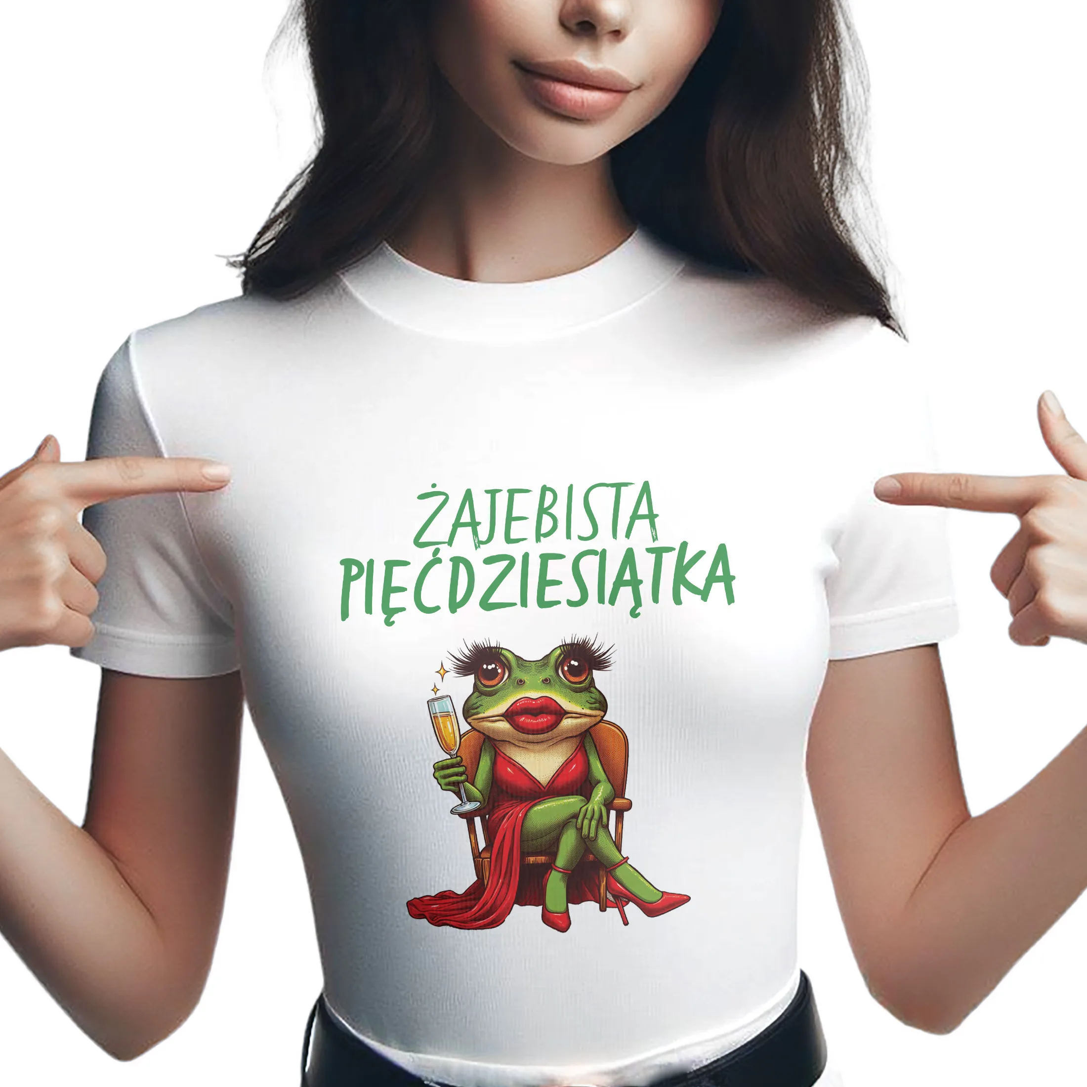 Koszulka damska Żajebista 50 Prezent Dla Kobiety Na 50 Urodziny