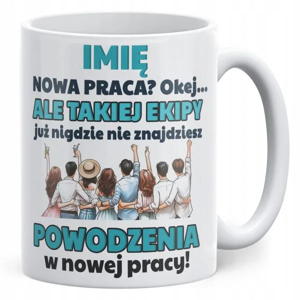 Kubek ceramiczny Personalizowany Pożeganie Odejście z Pracy Prezent