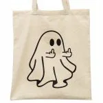 Torba bawełniana na zakupy Halloween Jesień Duch Prezent