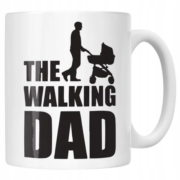 Kubek ceramiczny Dzień Ojca Dla Taty The Walking Dad Prezent