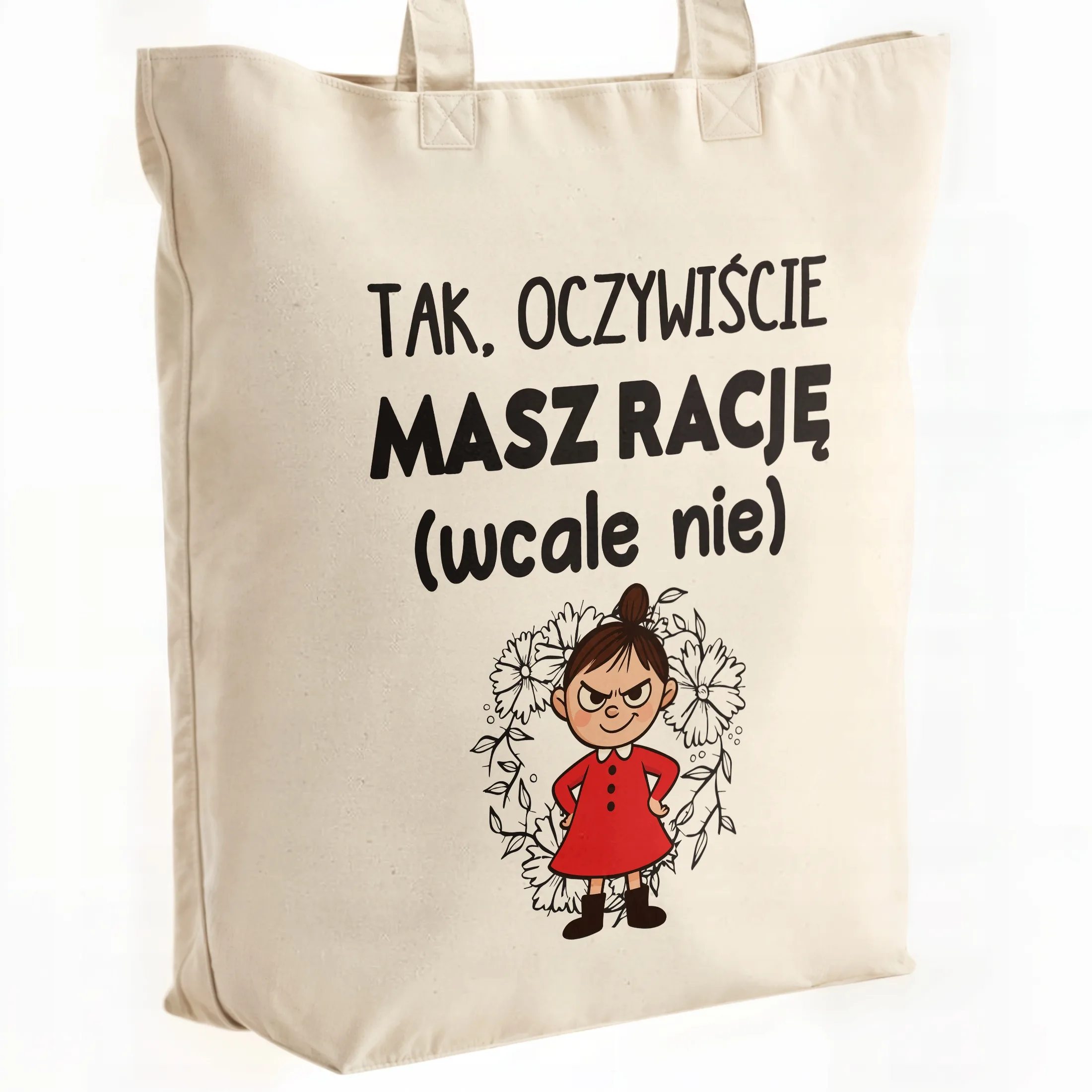 Torba bawełniana premium Dzień Kobiet Prezent Zabawny Upominek