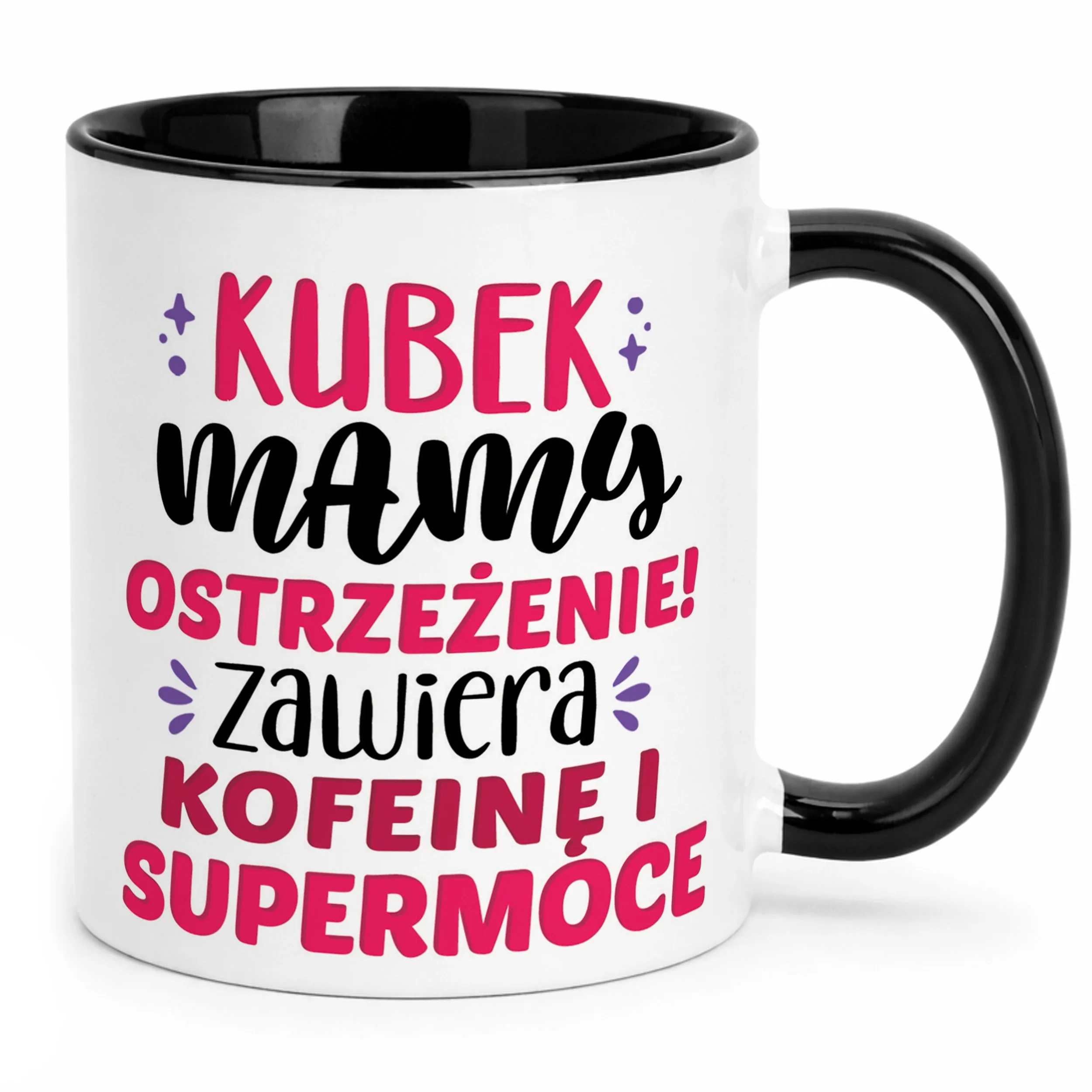 Kubek Czarny Dzień Matki Dla Mamy Prezent Kubek Mamy Ostrzeżenie