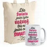 Zestaw Kubek + Torba Premium Dzień Matki Dla Mamy Prezent Upominek
