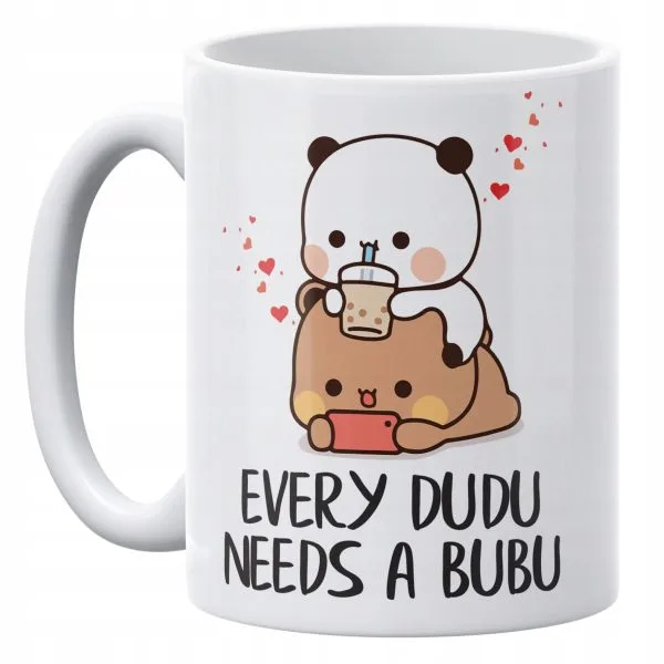Kubek ceramiczny 330 ml Bubu i Dudu Na Prezent Dla Par