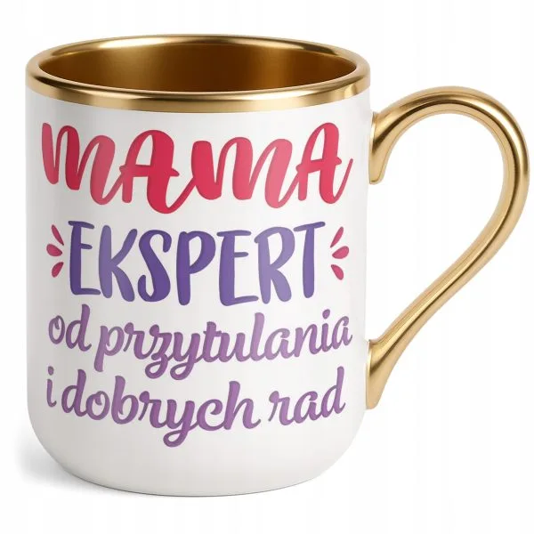 Kubek Premium Złoty Dzień Matki Dla Mamy Prezent Upominek Mama Ekspert