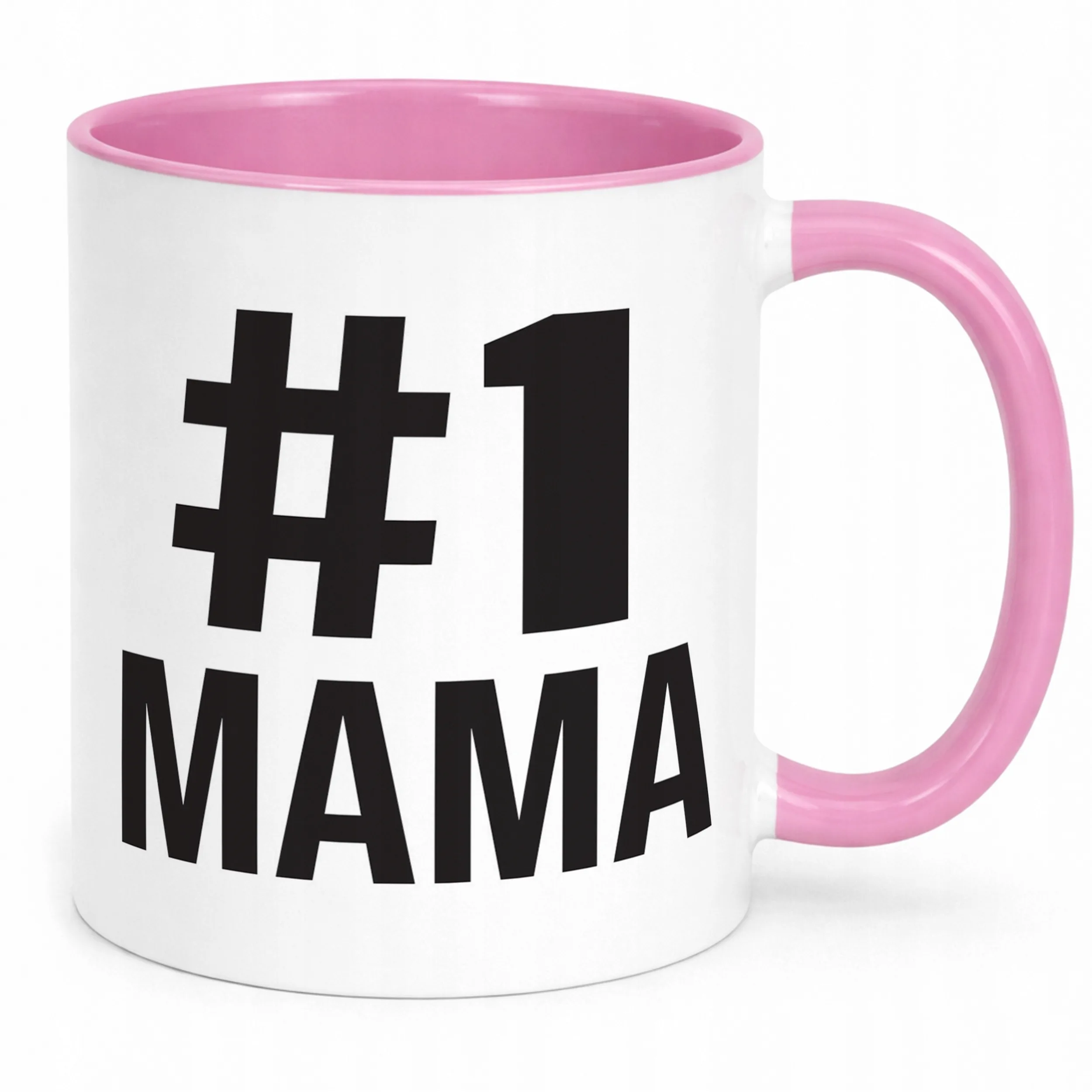 Kubek Różowy Dzień Matki 1# MAMA Prezent Upominek Dla Mamy