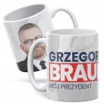Kubek ceramiczny Grzegorz Braun Mój Prezydent #Braun2025 Konfederacja