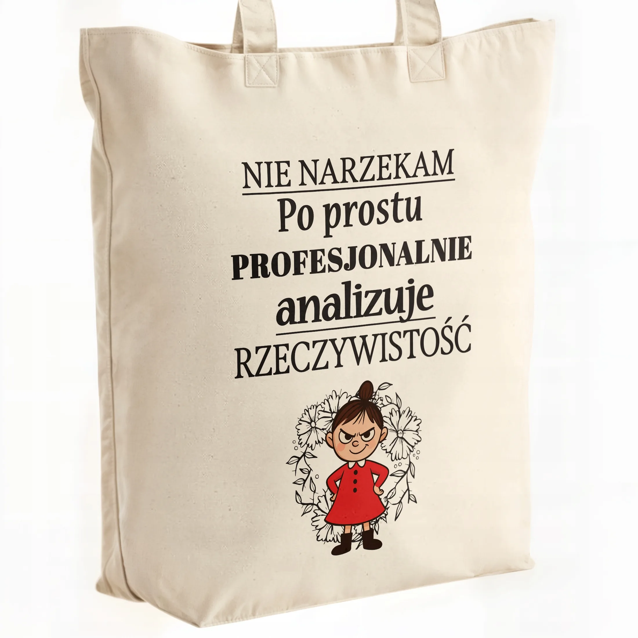 Torba bawełniana premium Dzień Kobiet Prezent Zabawny Upominek
