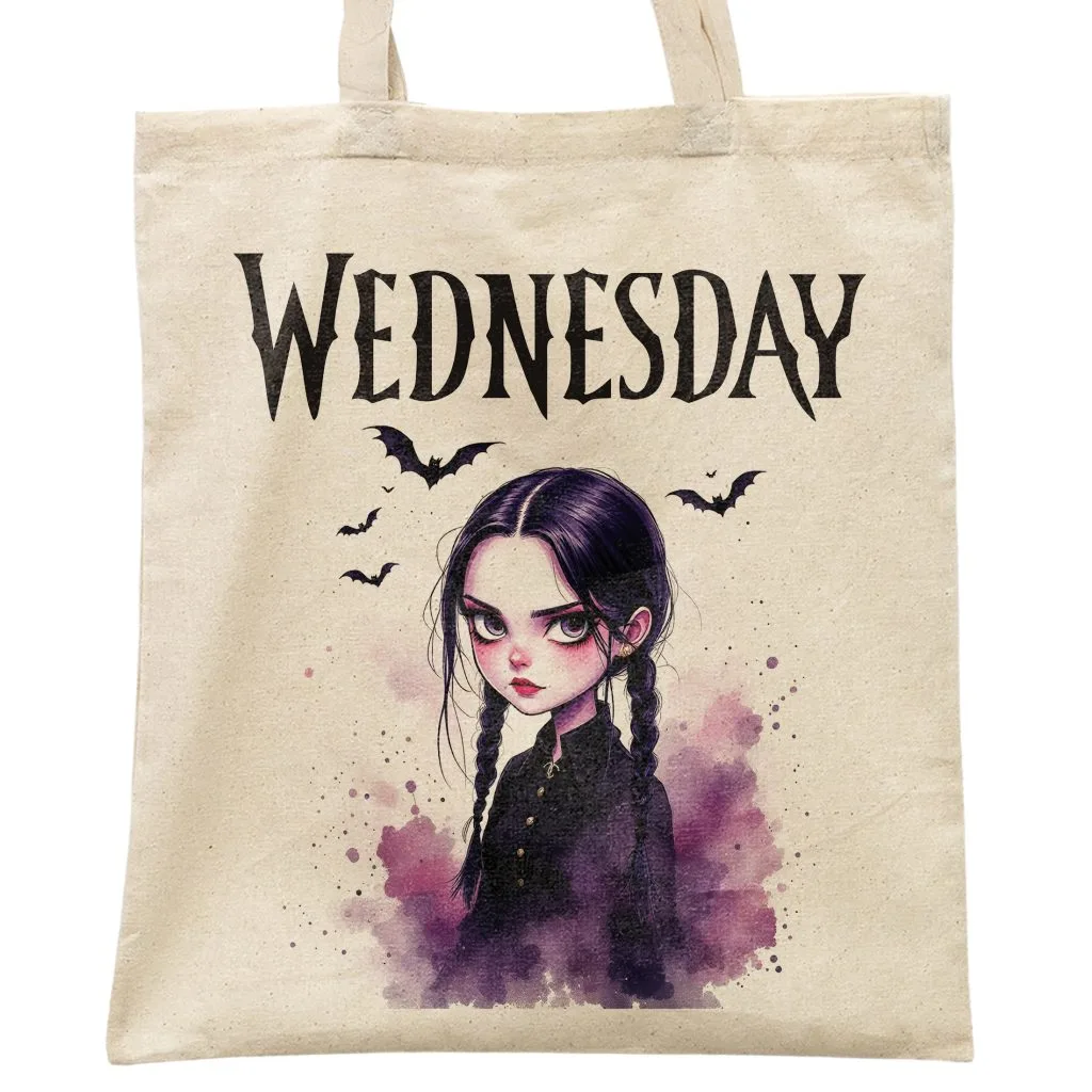 Torba bawełniana na zakupy Nevermore Wednesday Dla Fanów Serialu
