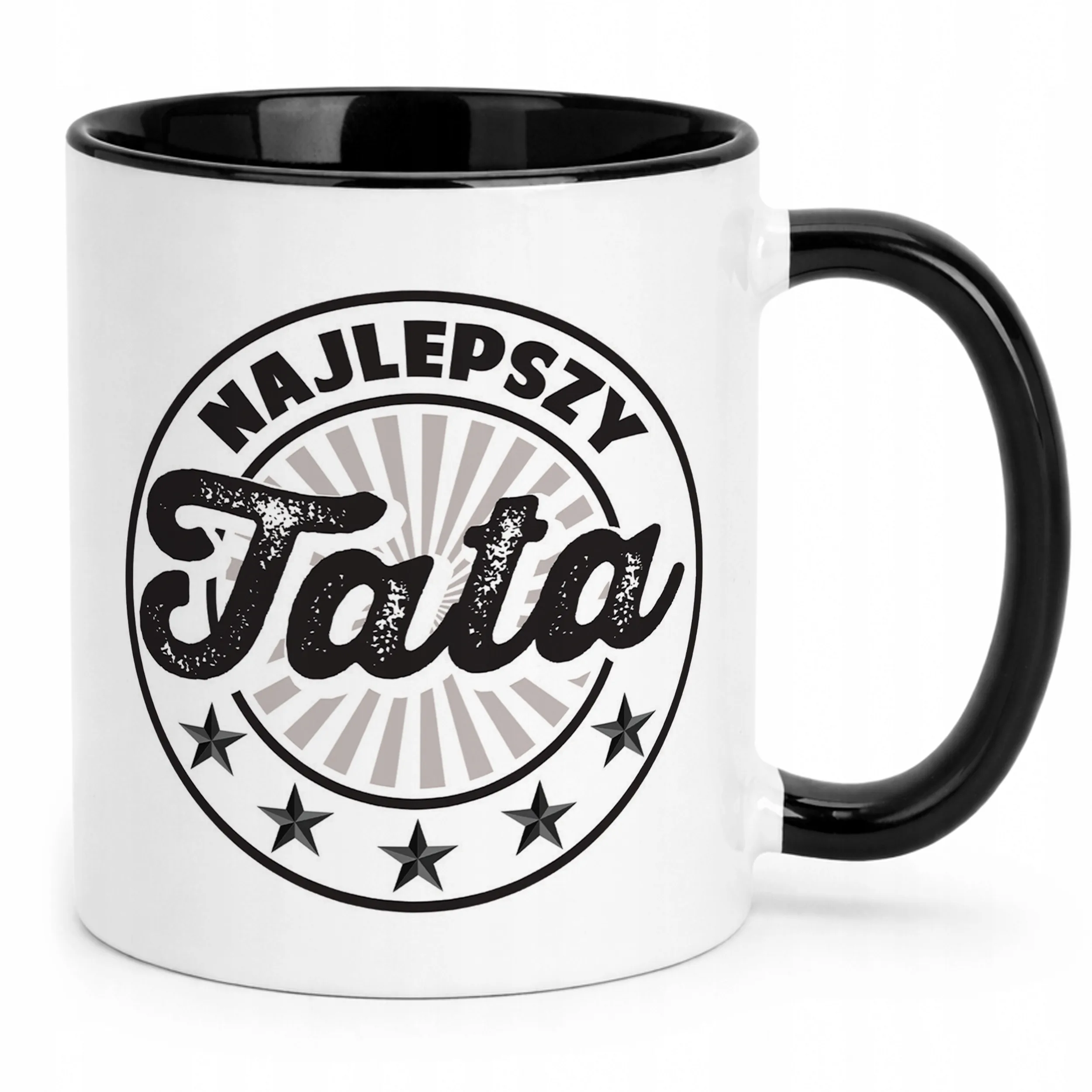 Kubek Czarny Dzień Ojca Dla Taty Najlepszy Tata Prezent