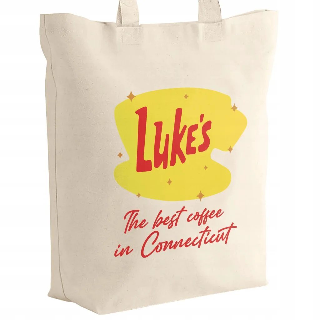 Torba bawełniana z dnem Gilmore Girls Luke’s Kawa Dla Fanów Serialu