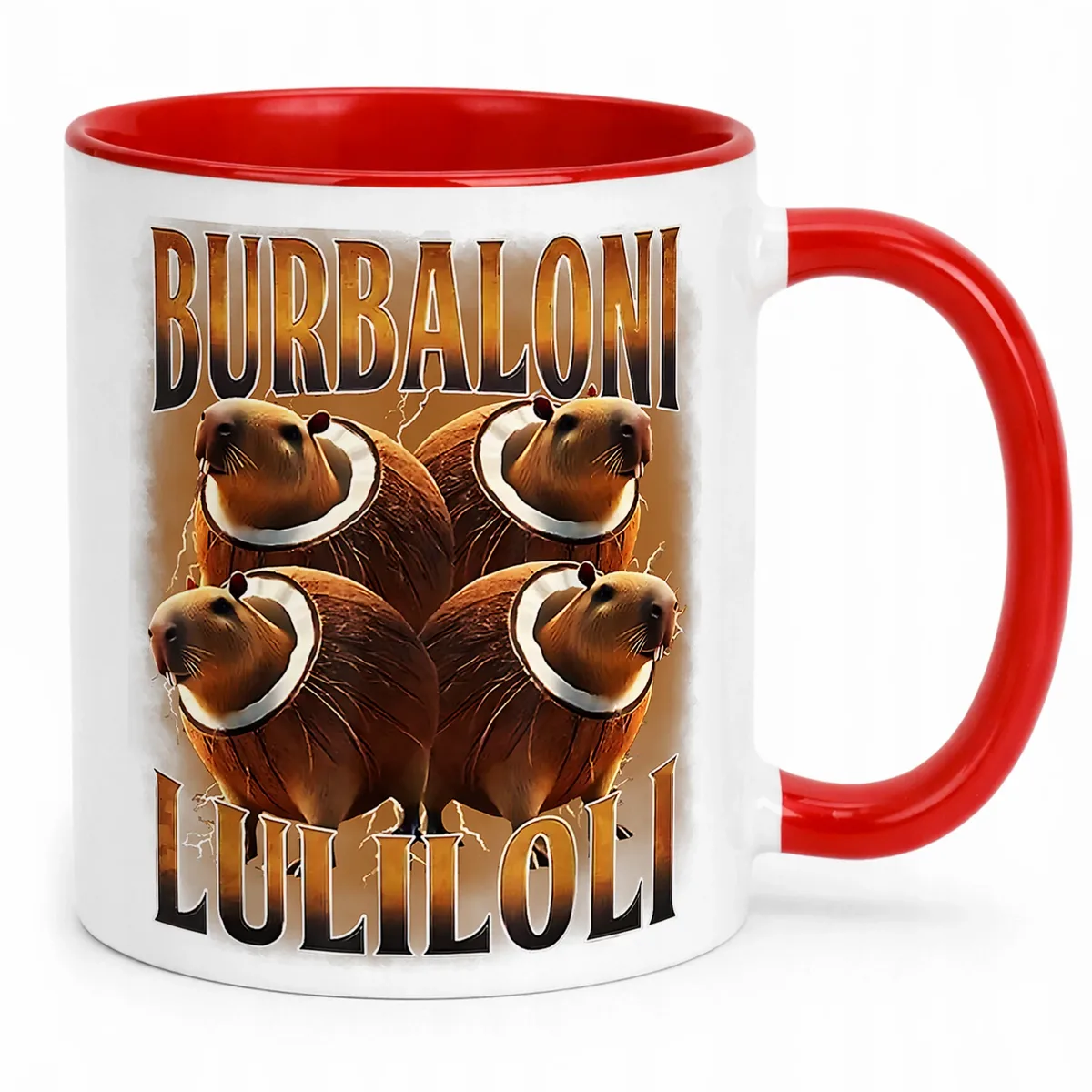 Kubek ceramiczny Burbaloni Lulioli viral tiktok brainrot mem