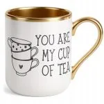 Kubek Premium Złoty You Are My Cup Of Tea Walentynki Prezent