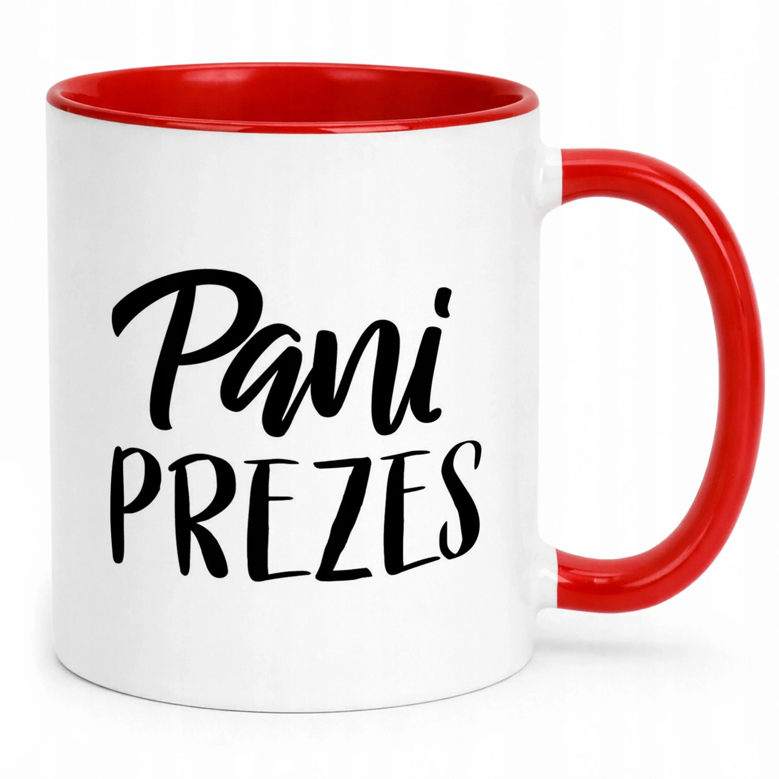 Kubek Czerwony Pani Prezes Dla Kobiety Praca Prezent