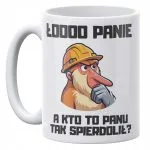 Kubek ceramiczny 330 ml Janusz Nosacz Do Pracy Zabawny Prezent